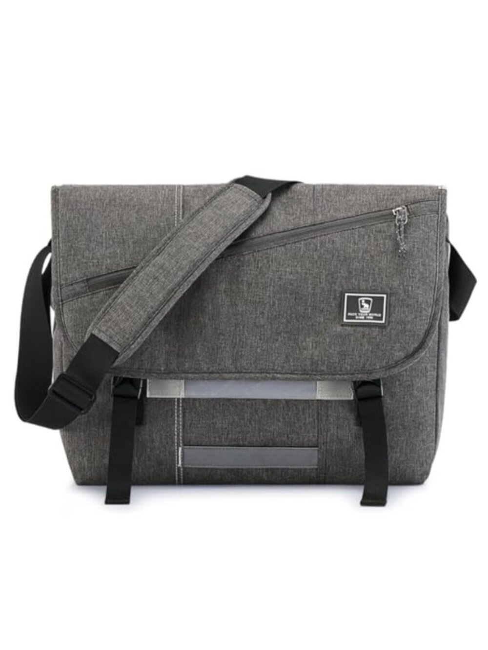 Waterproof Canvas Messenger Bag Lightweight 15.6" Laptop Briefcase School